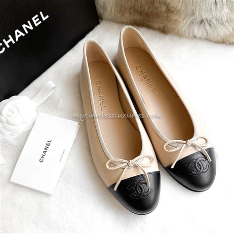 chanel ballerinas fake|chanel style ballet flats.